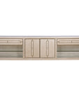 Vanguard Furniture Solene 2-Door with Turned Leg Brass Cabinet