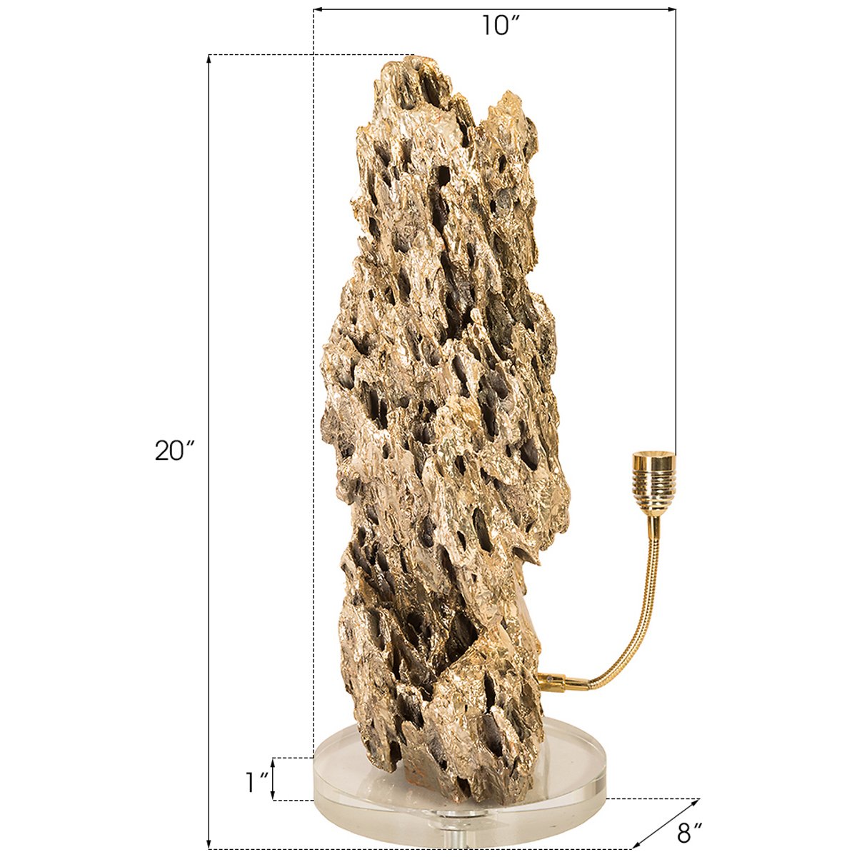 Phillips Collection Stalagmite Lamp, Assorted Size and Shape
