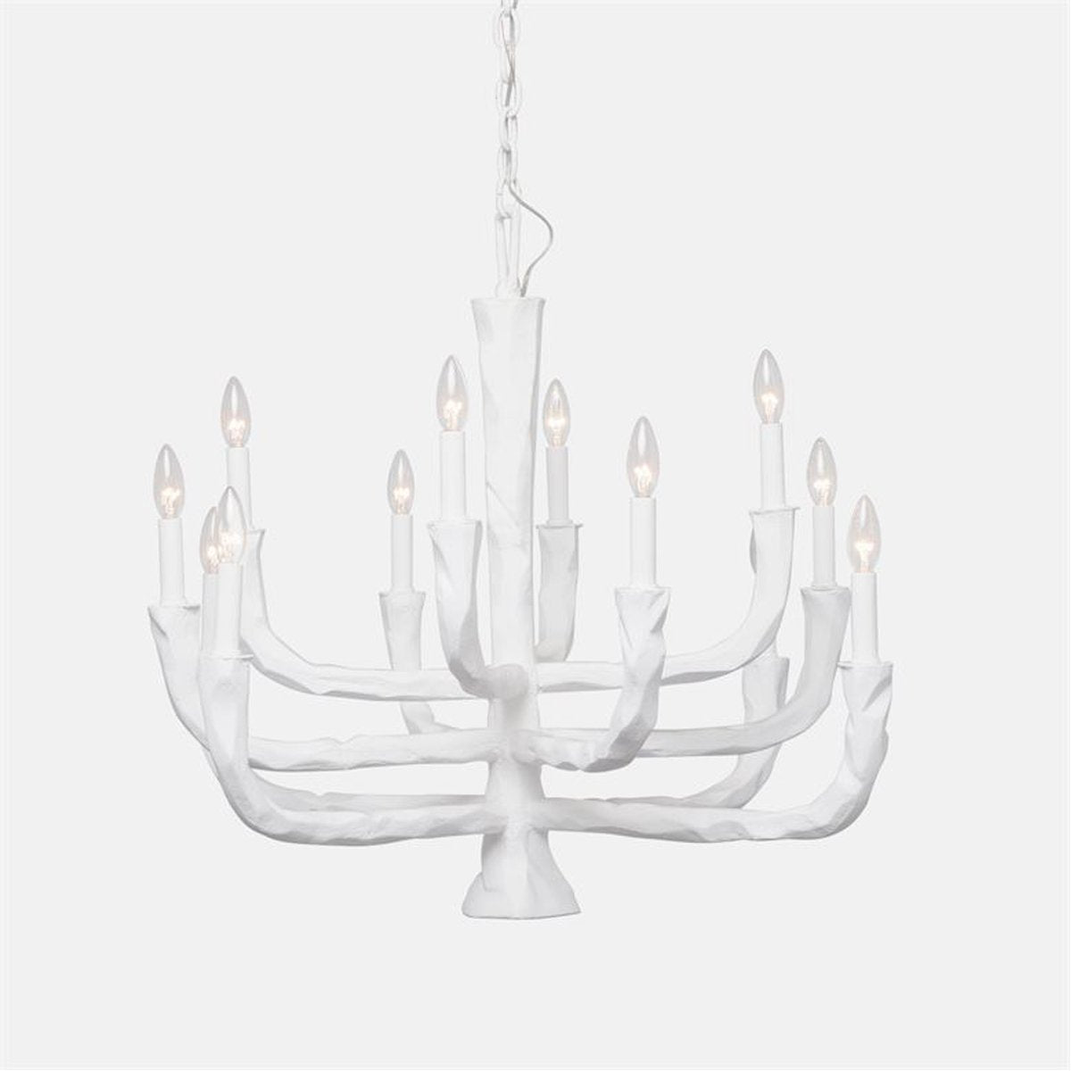 Made Goods Fawn Concrete Branches Chandelier