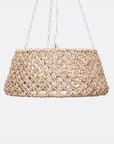 Made Goods Tully Abaca Rope Drum Chandelier