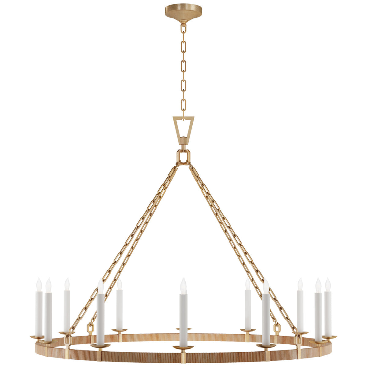 Visual Comfort Darlana XL Wrapped Ring Chandelier