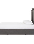 Four Hands Irondale Leigh Upholstered Bed - San Remo Ash
