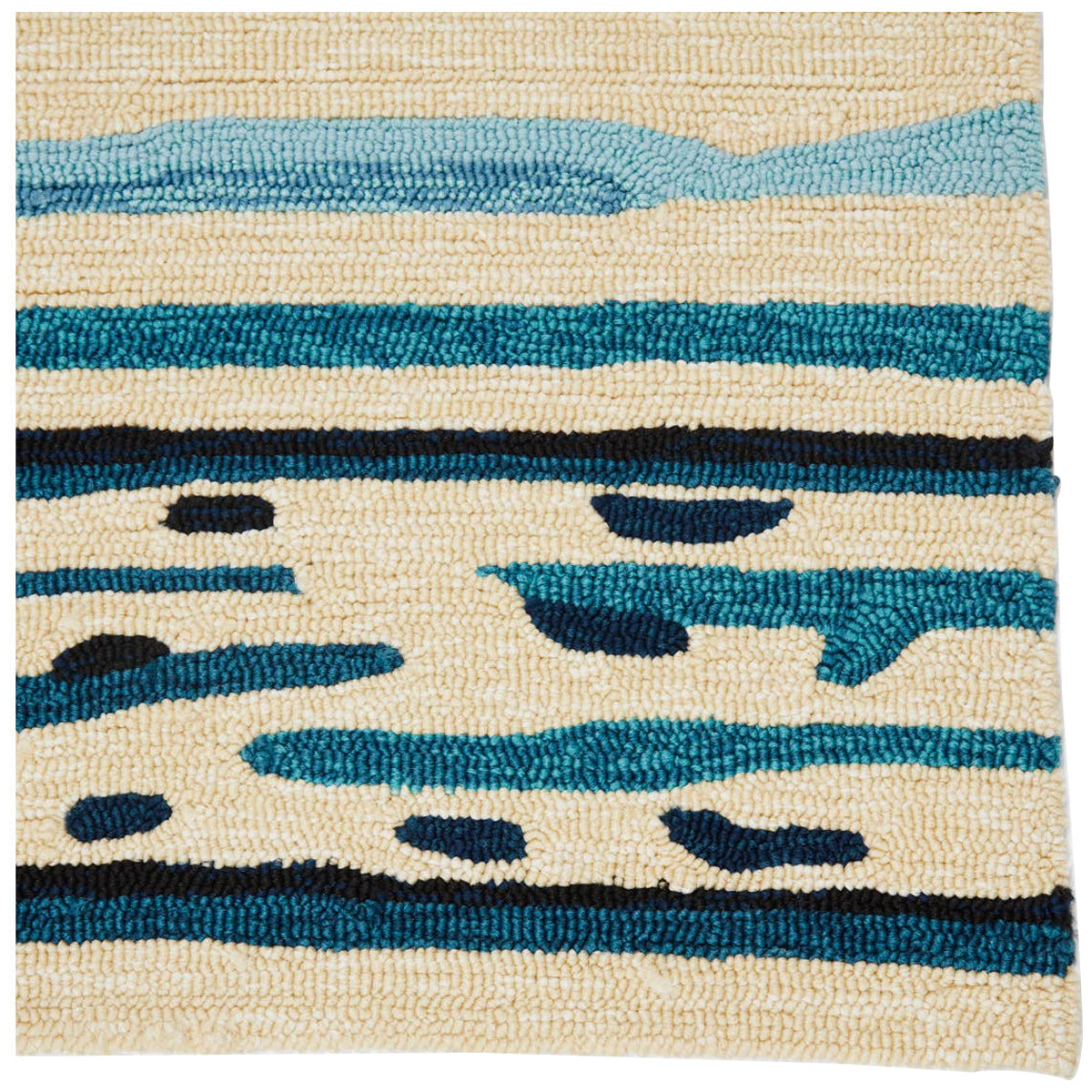 Jaipur Colours Sketchy Lines Blue/White CO19 Area Rug