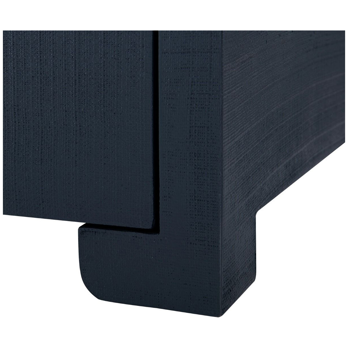 Villa &amp; House Elina 3-Drawer Navy Side Table with Owen Pull