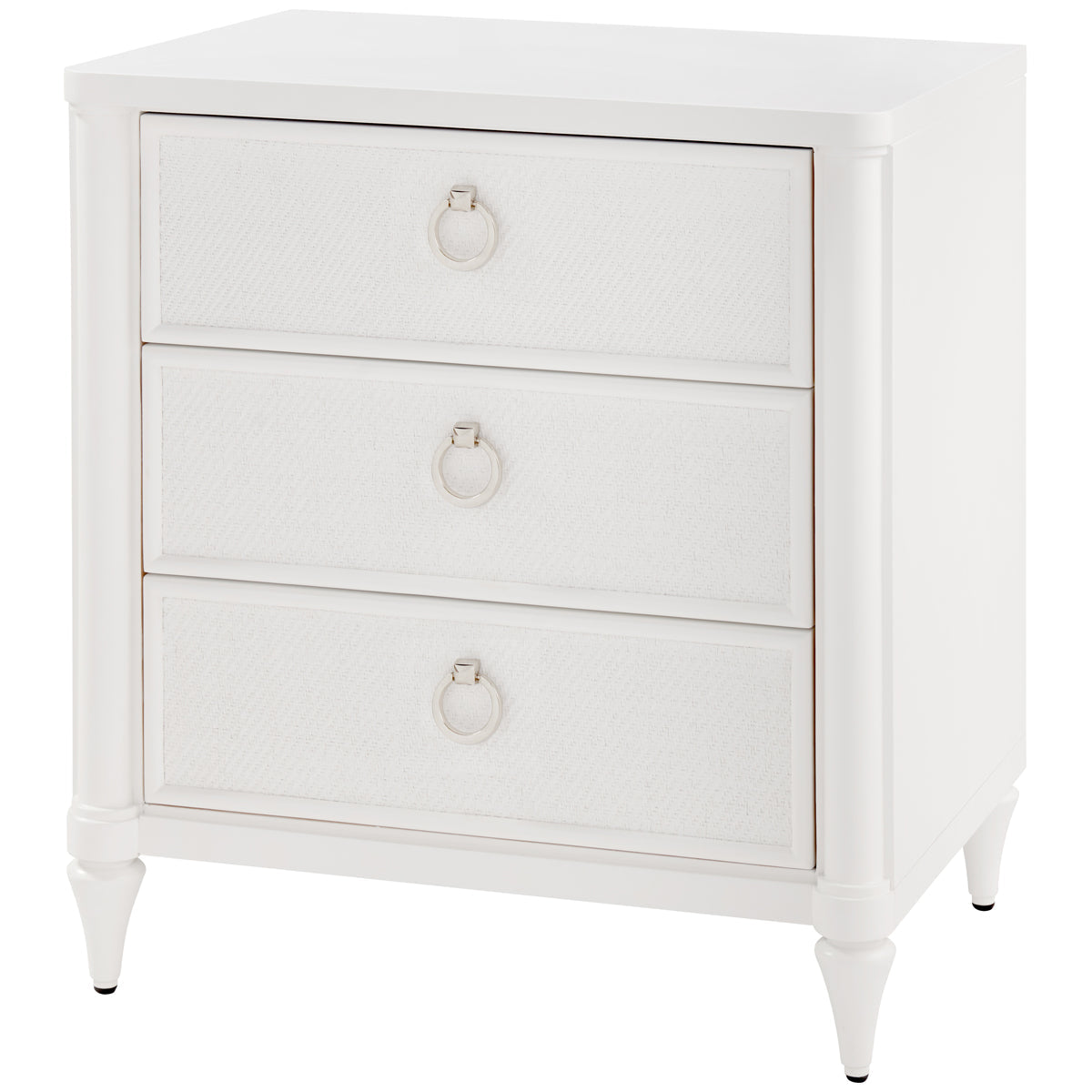 Villa &amp; House Fairfax 3-Drawer Side Table with Benedict Ring Pull