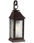 Feiss Shepherd 1 Light Opal Etched Glass Outdoor Sconce