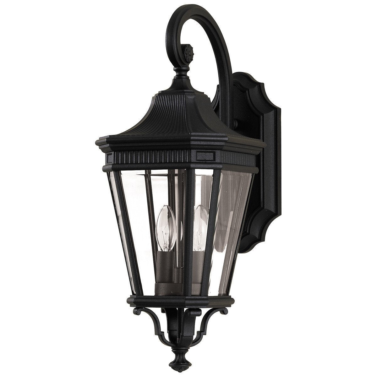 Feiss Cotswold Lane 2 Lights Clear Beveled Glass Wall Lantern