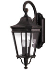 Feiss Cotswold Lane 3 Lights Clear Beveled Glass Wall Lantern