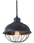Feiss Urban Renewal 1 Light Antique Forged Iron Pendant