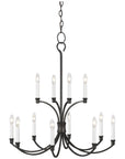 Feiss Westerly 12-Light Chandelier