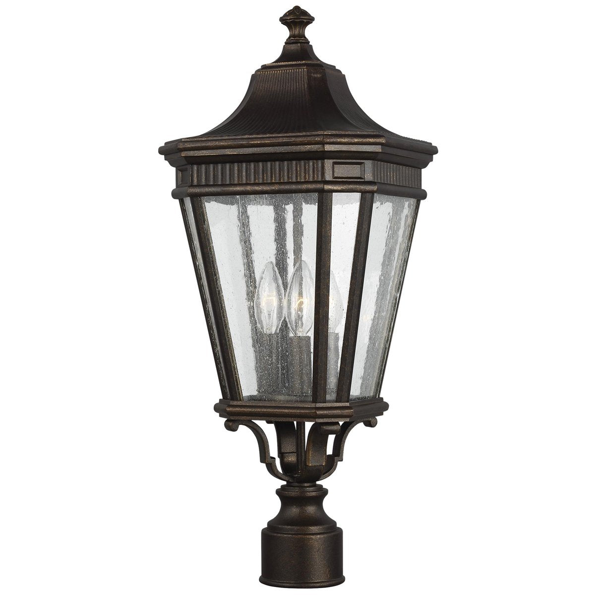 Feiss Cotswold Lane 3-Light Small Outdoor Post Lantern