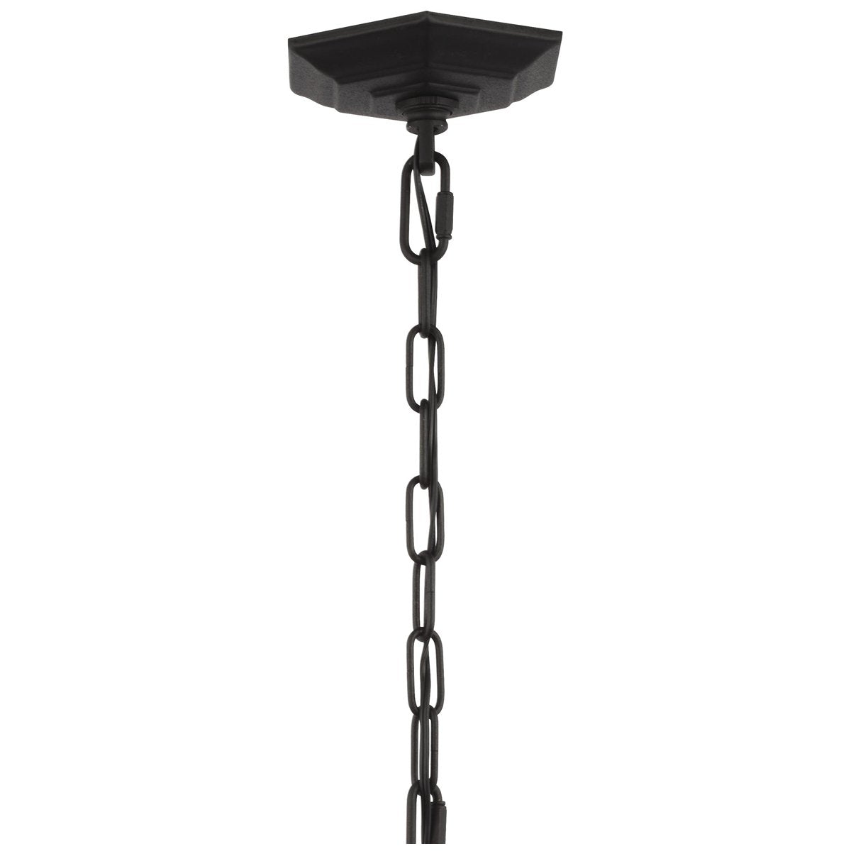 Feiss Cotswold Lane 3-Light Large Outdoor Hanging Lantern in Black
