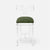 Made Goods Aldercy Clear Acrylic Counter Stool in Clyde Fabric