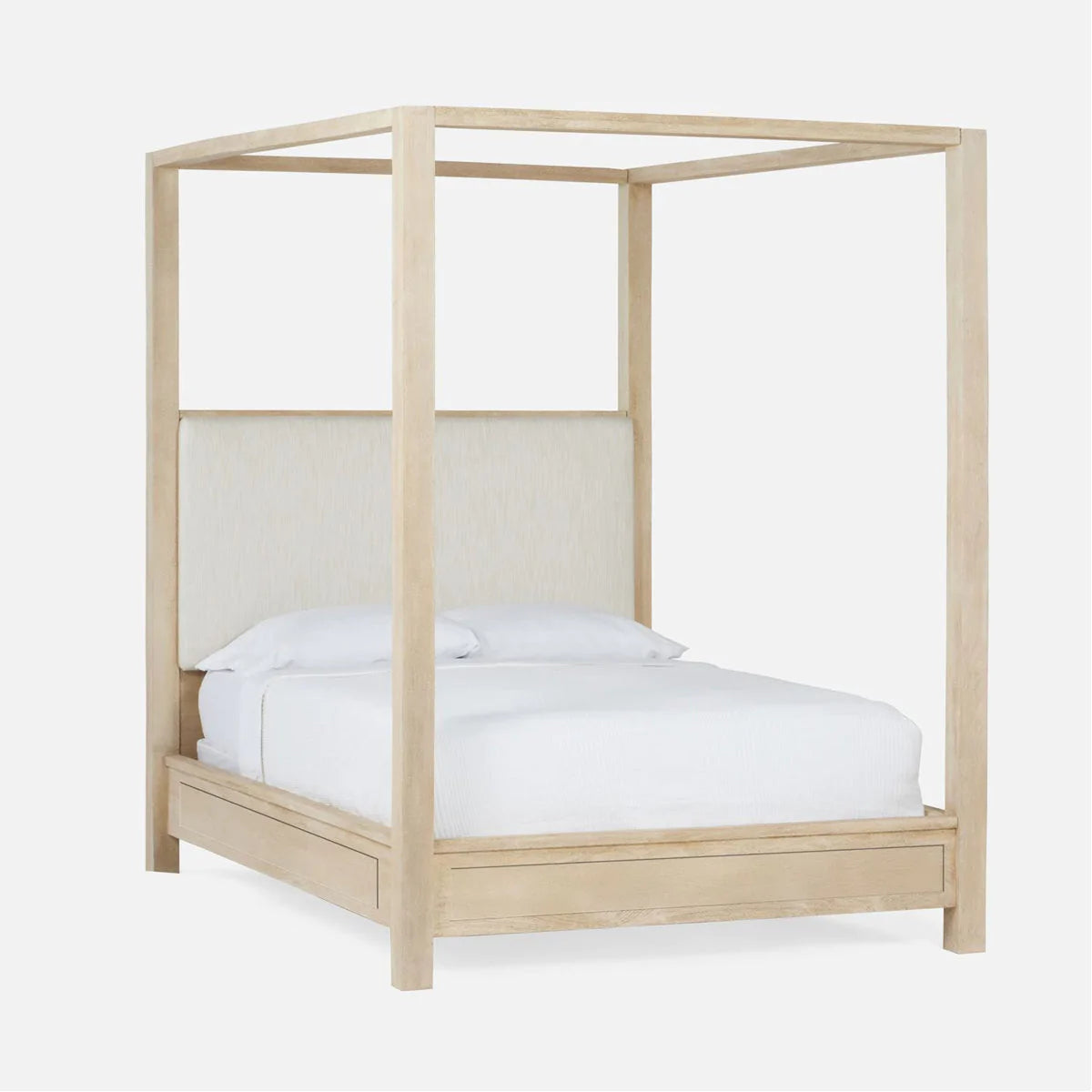 Made Goods Allesandro Boxy Canopy Bed in Pagua Fabric