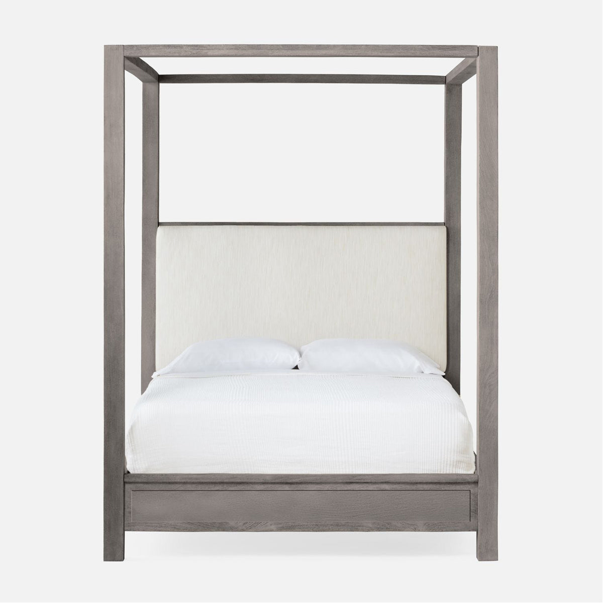 Made Goods Allesandro Boxy Canopy Bed in Alsek Fabric