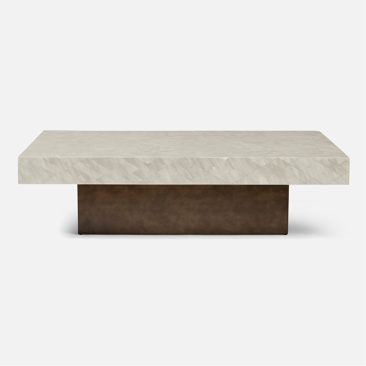 Made Goods Andres Coffee Table in Faux Horn