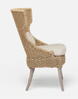 Made Goods Arla Faux Rope Outdoor Dining Chair in Alsek Fabric