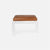 Made Goods Artem Single Upholstered Bench in Garonne Leather