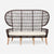Made Goods Aurora Woven Wingback Outdoor Sofa in Weser Fabric