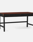 Made Goods Axton 64-Inch Traditional Leather Desk