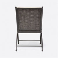 Made Goods Balta Metal Outdoor Dining Chair, Alsek Fabric