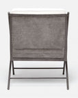 Made Goods Balta Metal XL Outdoor Lounge Chair, Weser Fabric