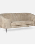 Made Goods Basset Contemporary Cabriole-Style Sofa in Havel Velvet