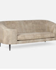 Made Goods Basset Contemporary Cabriole-Style Sofa, Liard Velvet
