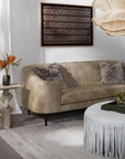 Made Goods Basset Contemporary Cabriole-Style Sofa, Mondego