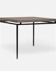 Made Goods Benjamin Floating Leg Game Table in Faux Shagreen Top