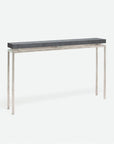Made Goods Benjamin Narrow Console Table in Faux Horn