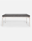 Made Goods Benjamin Floating Leg 48-Inch Coffee Table in Faux Linen