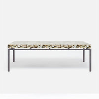 Made Goods Benjamin Floating Leg 52-Inch Coffee Table in Silver Mop Shell Top