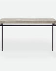 Made Goods Benjamin Floating Leg Console Table in Faux Shagreen Top