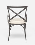 Made Goods Beverly Metal X-Back Outdoor Chair, Clyde Fabric