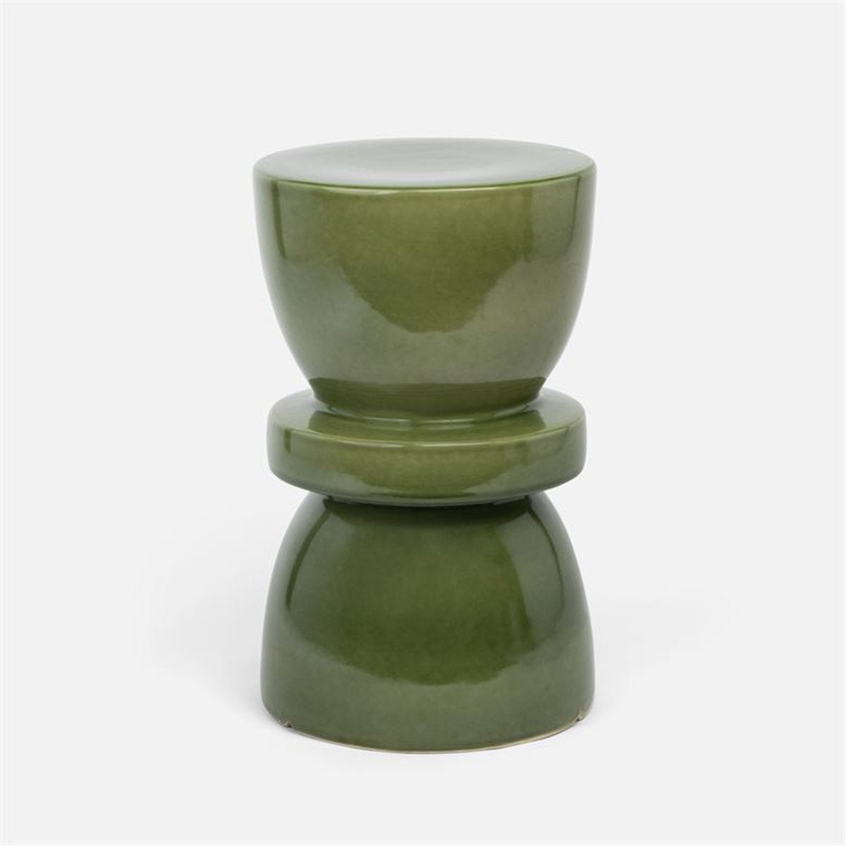Made Goods Binx Hourglass Ceramic Outdoor Stool