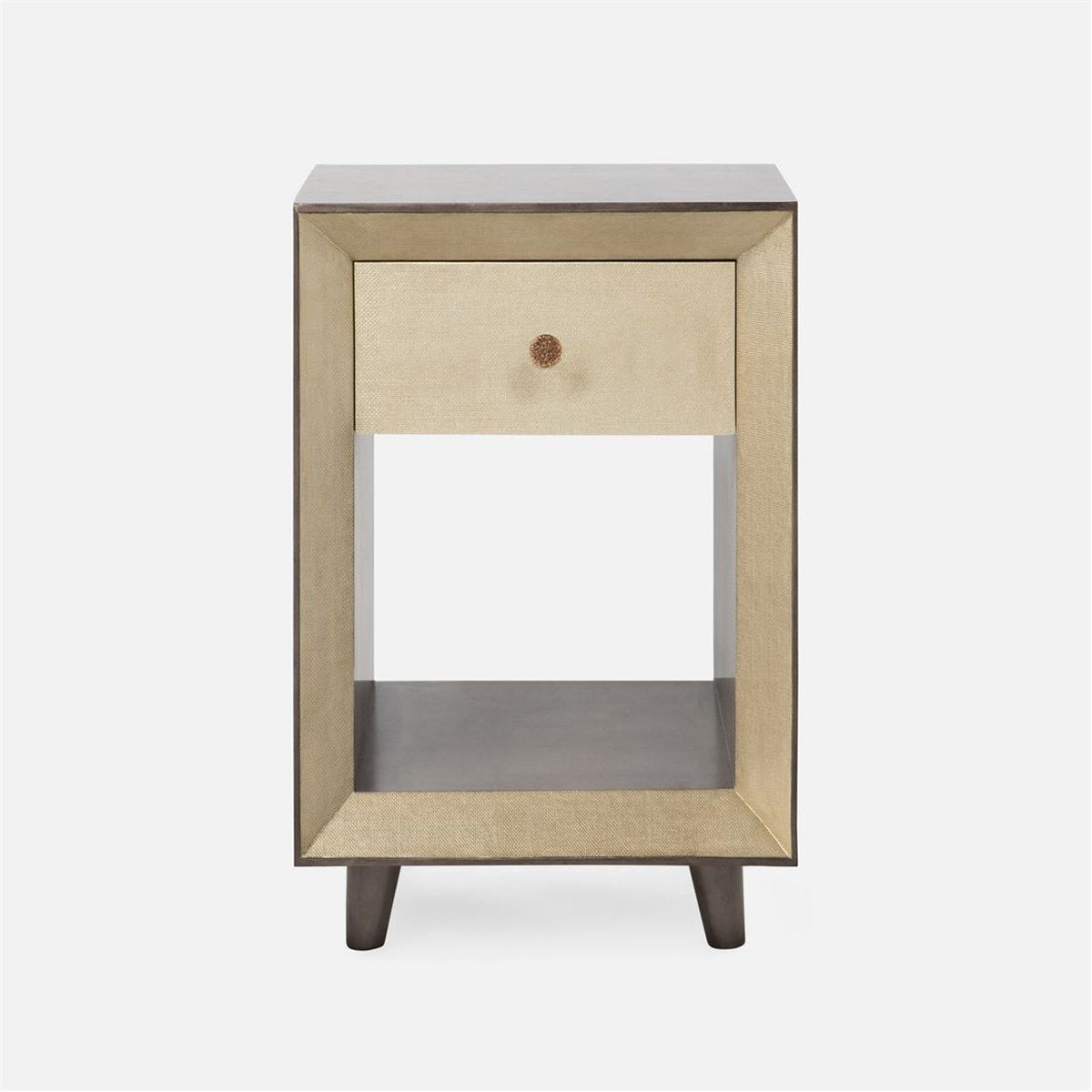 Made Goods Blaine Faux Canvas Single Nightstand