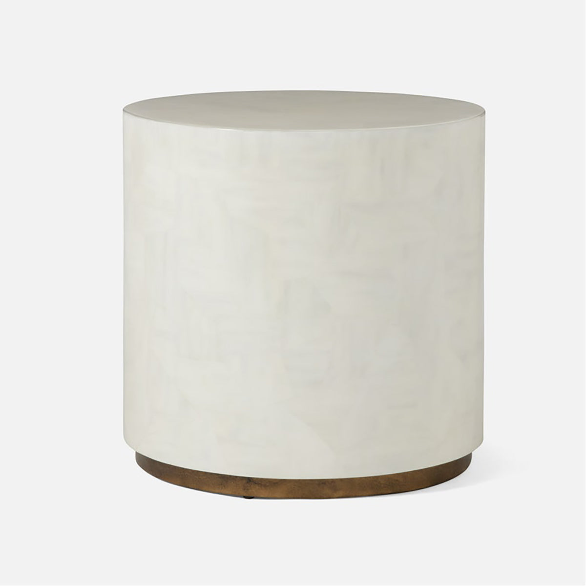 Made Goods Boyd Side Table in Faux Horn