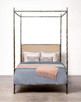 Made Goods Brennan Short Canopy Bed in Klein Rayon/Cotton