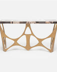 Made Goods Calloway Modernist Wood Top Console Table