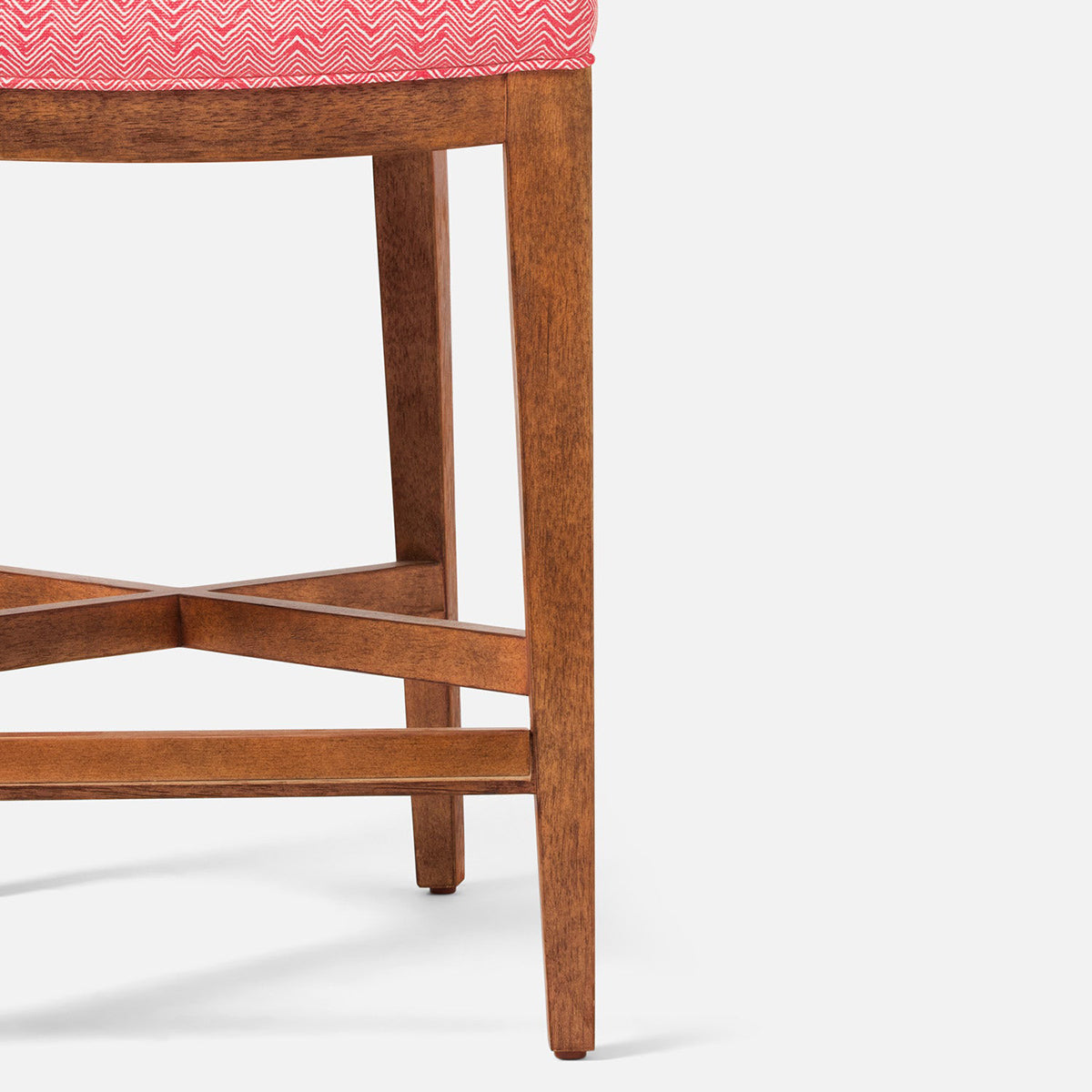Made Goods Carleen Wingback Cane Counter Stool in Garonne Leather