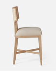 Made Goods Carleen Wingback Cane Counter Stool in Bassac Leather