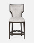 Made Goods Carleen Wingback Counter Stool in Brenta Cotton/Jute