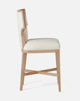 Made Goods Carleen Wingback Counter Stool in Humboldt Cotton Jute
