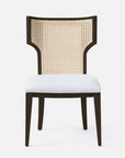 Made Goods Carleen Wingback Cane Dining Chair in Humboldt Cotton Jute