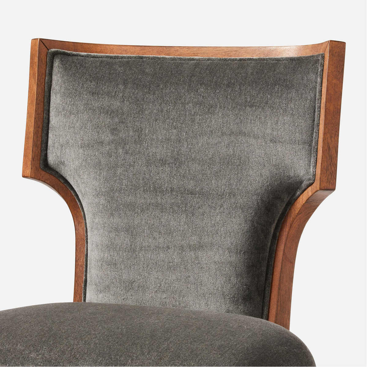 Made Goods Carleen Wingback Dining Chair in Colorado Leather