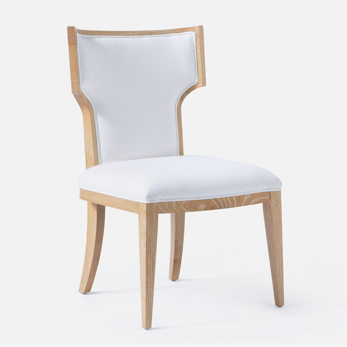 Made Goods Carleen Wingback Dining Chair in Pagua Fabric