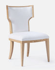 Made Goods Carleen Wingback Dining Chair in Severn Canvas