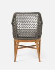 Made Goods Chadwick Woven Rope Outdoor Arm Chair in Alsek Fabric