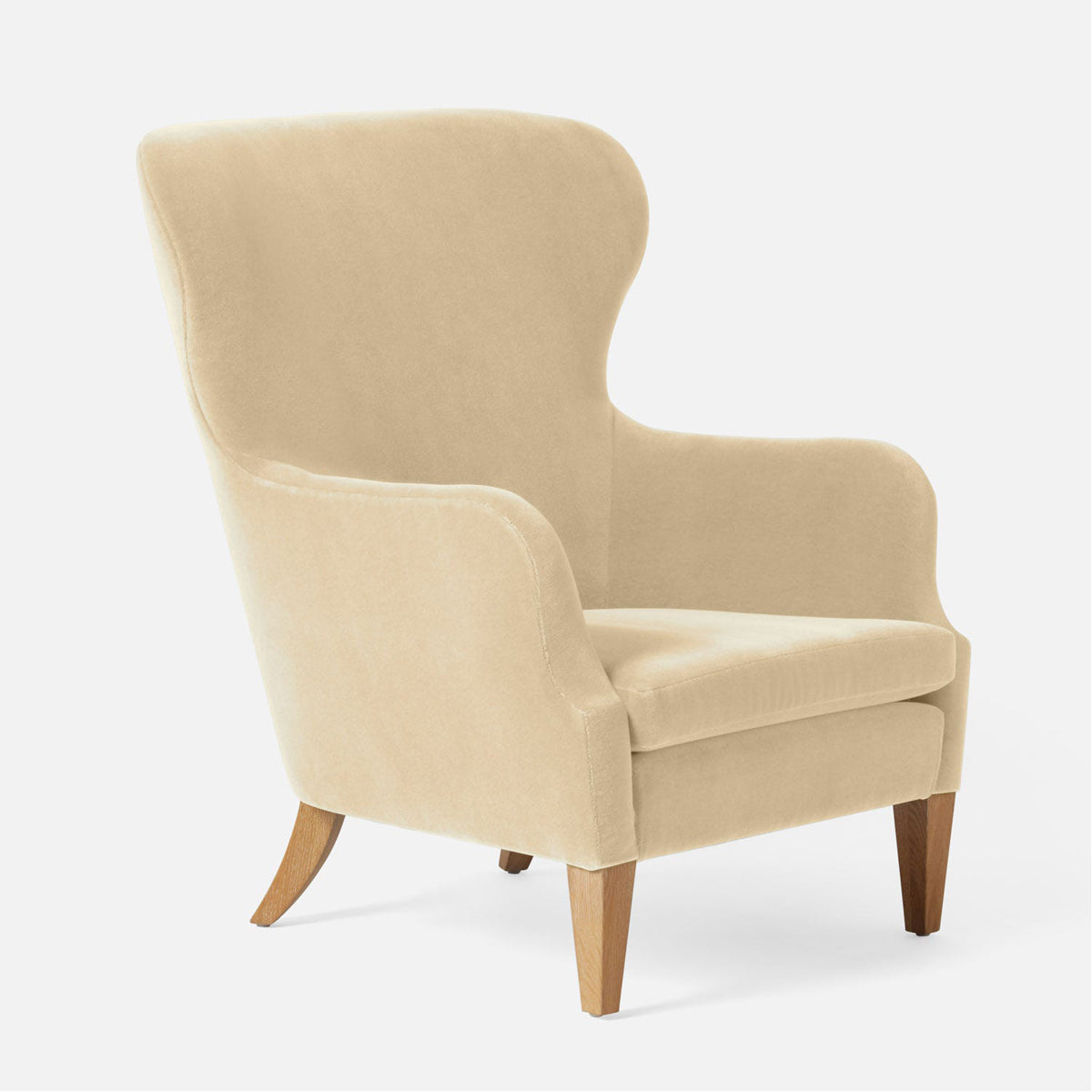 Made Goods Chantall Modern Wingback Lounge Chair